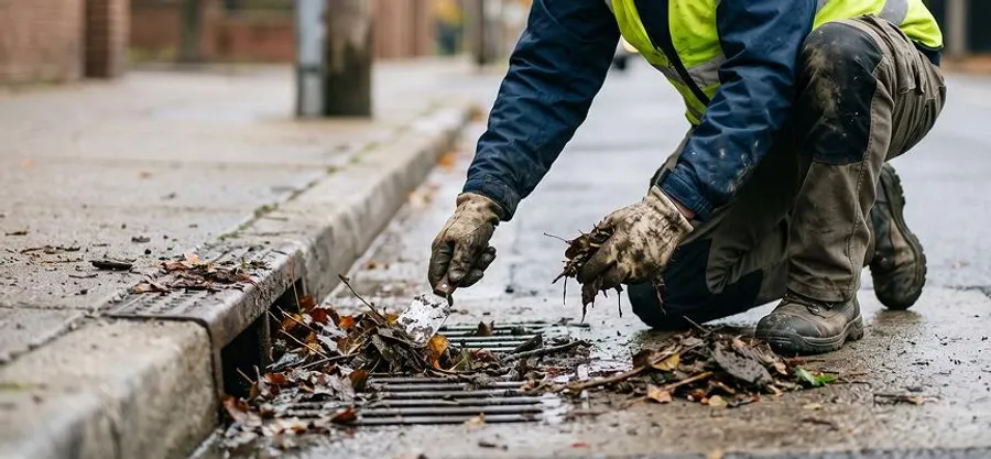 WRS Drain Cleaning performing Storm Drain Cleaning for HOAs
